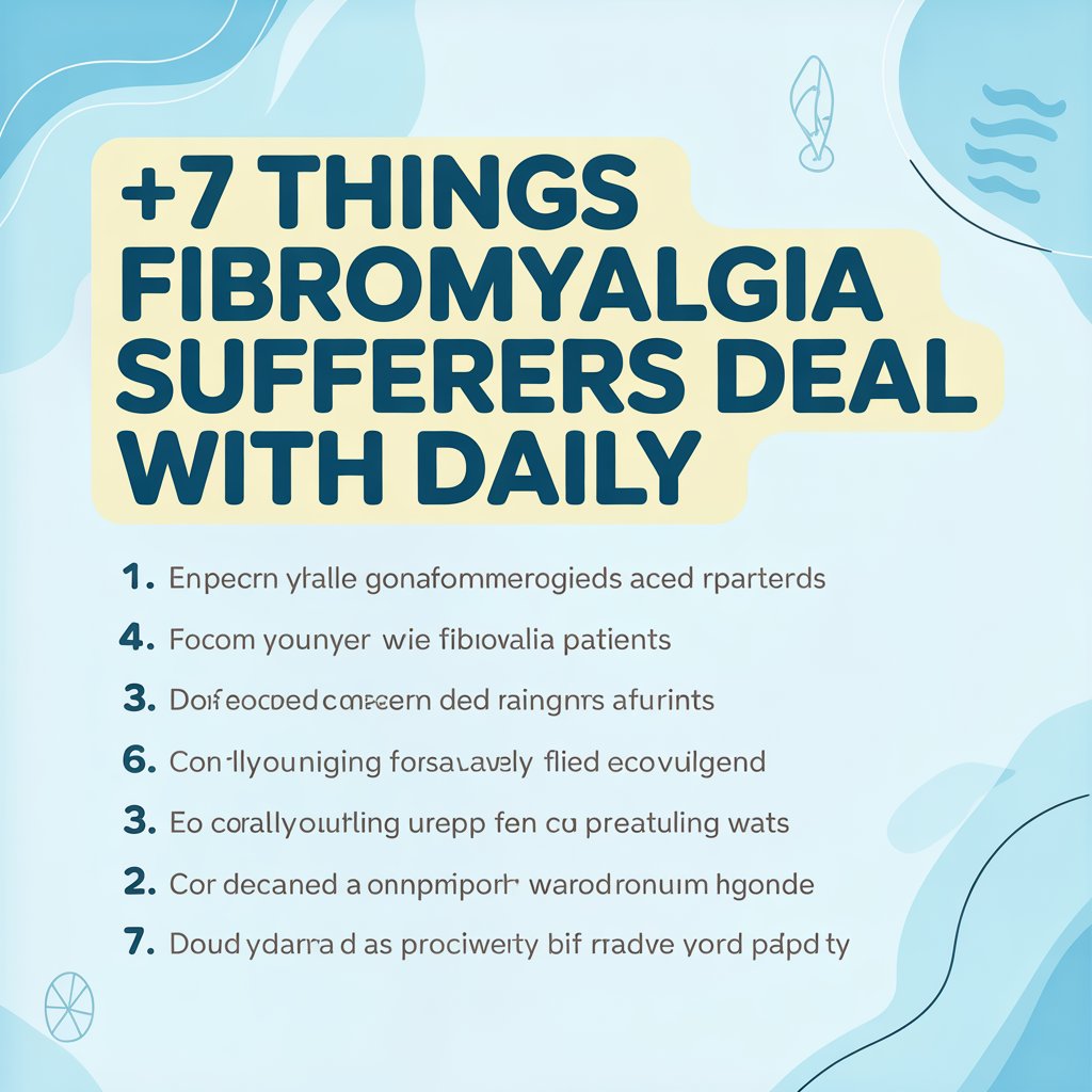 7 Things Fibromyalgia Sufferers Deal With Daily