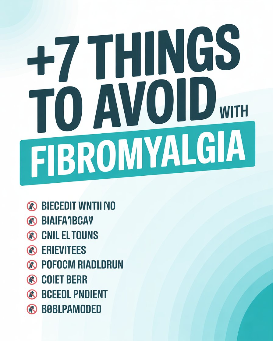 7 Things to Avoid With Fibromyalgia